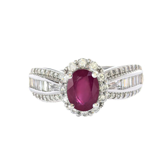 Factory Direct China Exquisite Exclusive Natural Ruby Ring